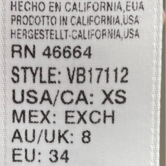 New with Tags Tropical Bikini Swimsuit Underwire Top cheeky Bottoms XS - Picture 6 of 8